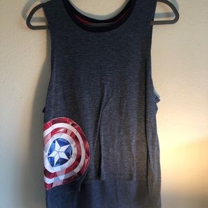 Captain America tank top